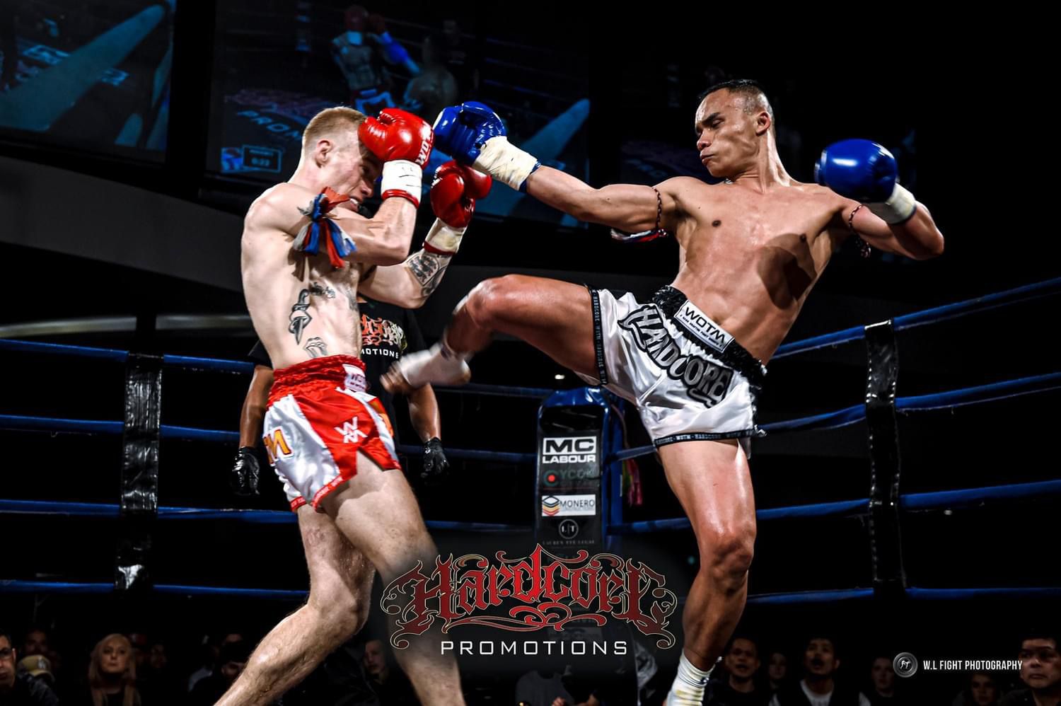 Muay Thai fight action