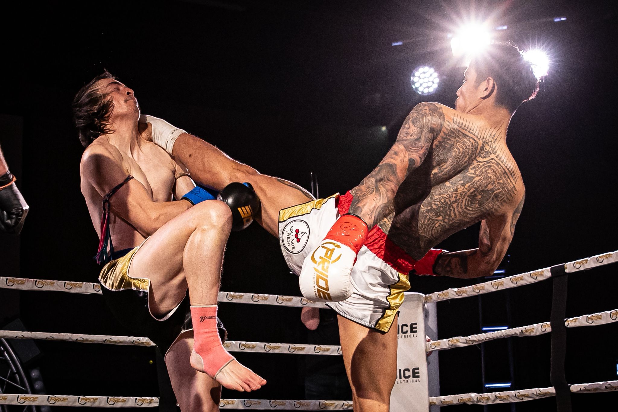High kick action
